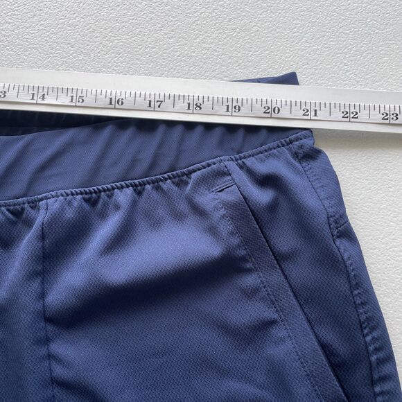 Crane Athletic Shorts Blue Flat Front Elastic Drawstring Waist Size XXL Pockets - Picture 7 of 10